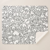 フェミおもしろいニストベビー シェルパブランケット (正面(横))