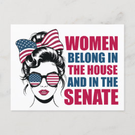 フェミおもしろいニスト引用文政治米国人女性 ポストカード