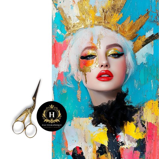 フェミはっきりしたニスト金ゴールドクラウンの切り離し 薄葉紙