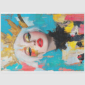 フェミはっきりしたニスト金ゴールドクラウンの切り離し 薄葉紙 (正面)