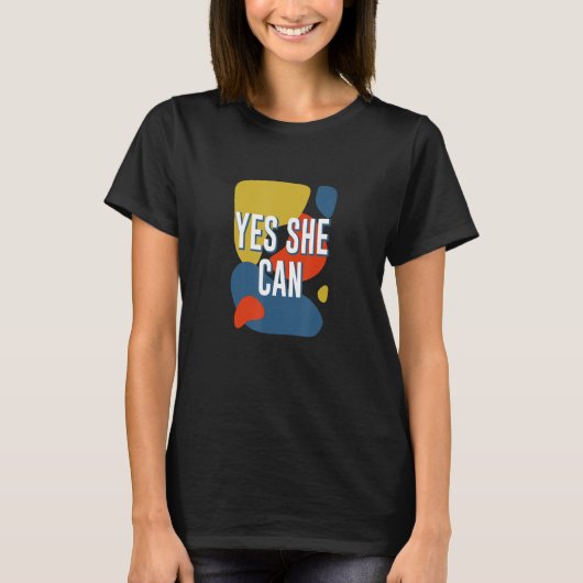 フェミやる気を起こさせるニスト引用文女性権利 Tシャツ (正面)