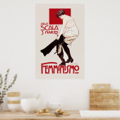 フェミイタリアンニズム1920 ポスター (キッチン)