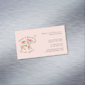 フェミエレガントニフローラ装飾象華美象 マグネット名刺 (インサイチュ)