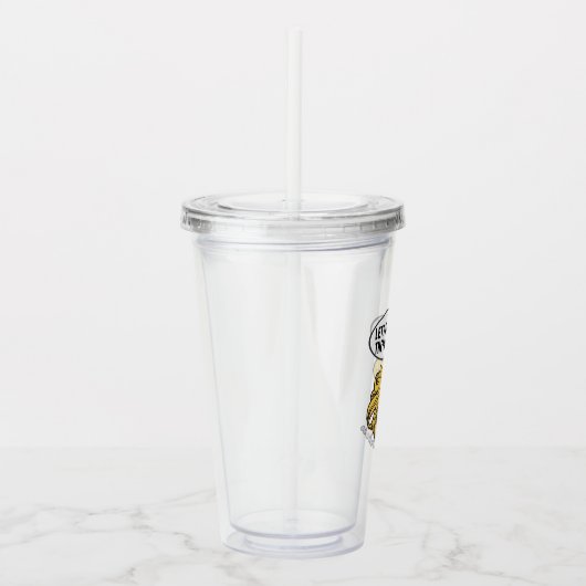 フェミニおもしろいスポップ・アートのトアートアンチ家父長制レトロ女性 アクリルタンブラー (右)