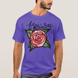 フェミニスタレッドローズフェミニストアートフェミニズム1924 Tシャツ