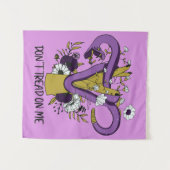 フェミニストに踏み込むな タペストリー (正面(横))