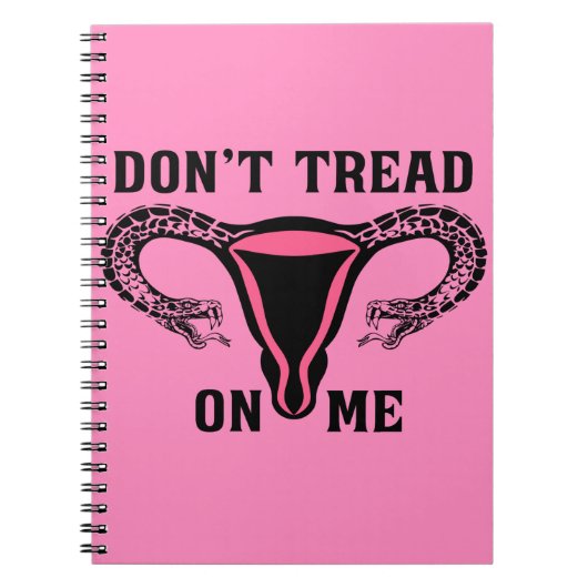 フェミニストに踏み込むな ノートブック (正面)