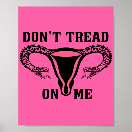 フェミニストに踏み込むな ポスター (正面)