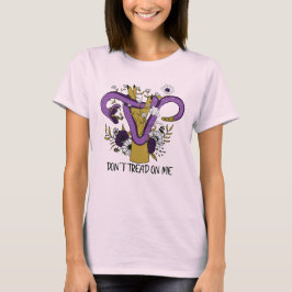 フェミニストに踏み込むな Tシャツ