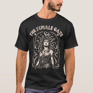 フェミニストのためのヴィンテージ・メデューサ 女性の視点 Tシャツ