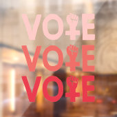 フェミニストのように投票する ウィンドウサイン (シート2)