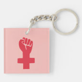 フェミニストのように投票する キーホルダー (裏面)