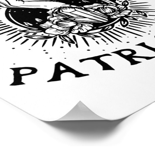 フェミニストのウィッカ魔女16世の家父長制ウィッチ – craf ポスター (角)