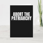 フェミニストのプロの選択 – 妊娠中絶権 カード (正面)