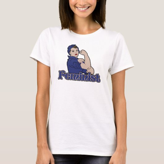 フェミニストのロージー・リベッター Tシャツ (正面)