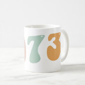 フェミニストのローVウェイド女性権利1973選択 コーヒーマグカップ (正面右)