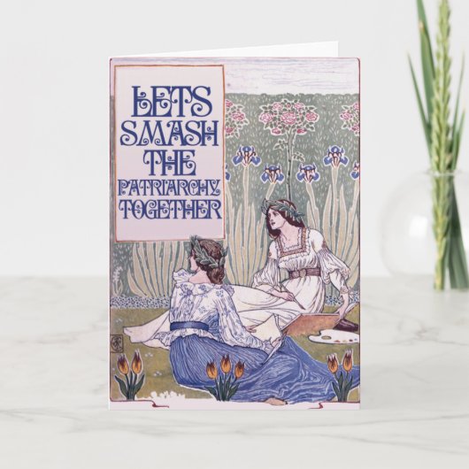 フェミニストの友人 カード (正面)
