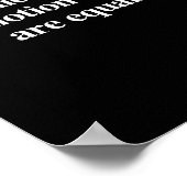 フェミニストの定義 – 女信じ性の人 ポスター (角)