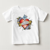 フェミニストの幼児用Tシャツ ベビーTシャツ (正面)