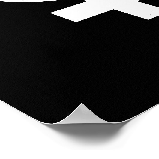 フェミニストの抵抗 – 抵抗と持続 – 白 ポスター (角)