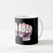 フェミニストの拳 コーヒーマグカップ (正面右)