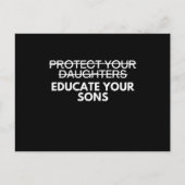 フェミニストの親選択中絶権 ポストカード (正面)