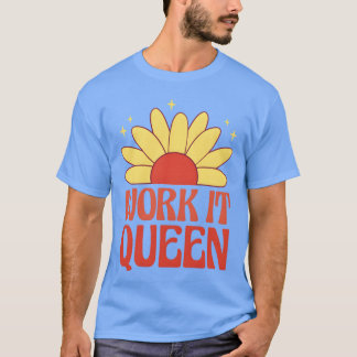 フェミニストを掲げるクイーンのフレーズ 友達へのギフト Tシャツ