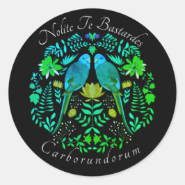 フェミニストアートノライト・テ・バスターデス・カルボルンドラム ラウンドシール