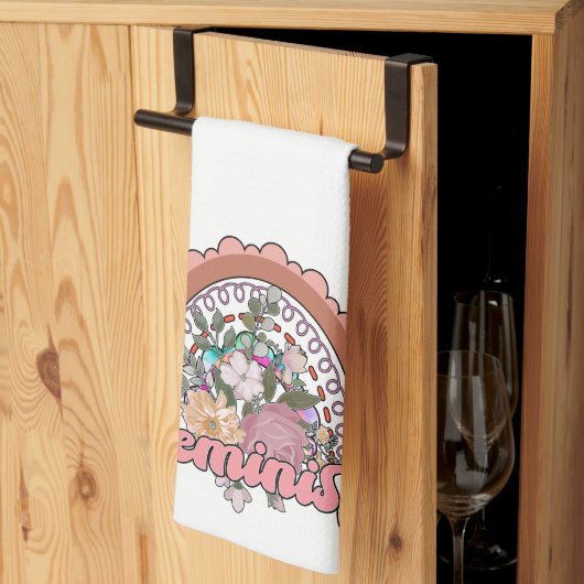フェミニストキッチンタオル キッチンタオル (三つ折り)