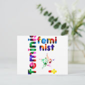 フェミニストクラゲ ポストカード (スタンド正面)