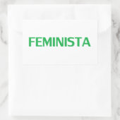 フェミニストスペインのフェミニスタモダン 長方形シール (バッグ)