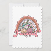 フェミニストフラットグリーティングカード シーズンカード (正面)