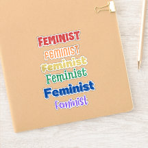 フェミニストプライド-おもしろいフォント – 透明な背景