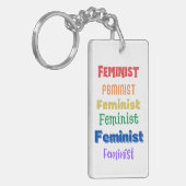 フェミニストプライド キーホルダー (正面左)