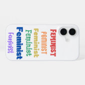 フェミニストプライド iPhone 16ケース (裏面横)