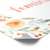 フェミニストプリント ポスター (角)