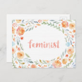 フェミニストプリント ポストカード (正面/裏面)