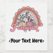 フェミニストボトルラベル ワインラベル (シングルラベル)