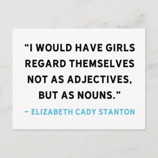 フェミニストポストカード ポストカード (正面)