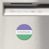 フェミニストマグネットウィズマグダレンベルンズ引用文 マグネット (インサイチュ (食洗機))