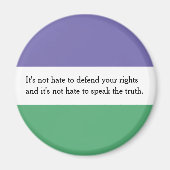 フェミニストマグネットウィズマグダレンベルンズ引用文 マグネット (正面)