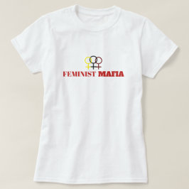 フェミニストマフィアアンチ性差別の女性のシンボル数々の Tシャツ