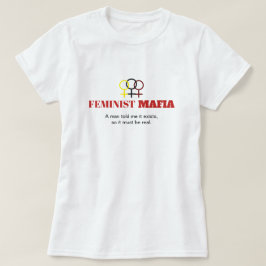 フェミニストマフィアアンチ性差別の女性のシンボル数々の Tシャツ