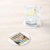 フェミニストルスバダーギンズバーグRBG引用文ガールウィズアンドビー ペーパーコースター (インサイチュ)