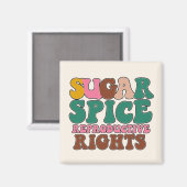 フェミニスト冷蔵庫デコール マグネット (正面/裏面)