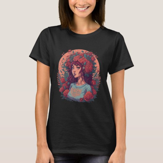 フェミニスト女性が女性フェミ感動的ンを力づけ Tシャツ (正面)
