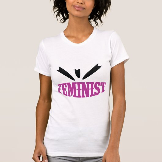 フェミニスト宣言Tシャツ 女性のエンパワーメント Tシャツ (正面)