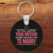 フェミニスト弁護士やる気を起こさせる – 女性リーダー キーホルダー (正面)