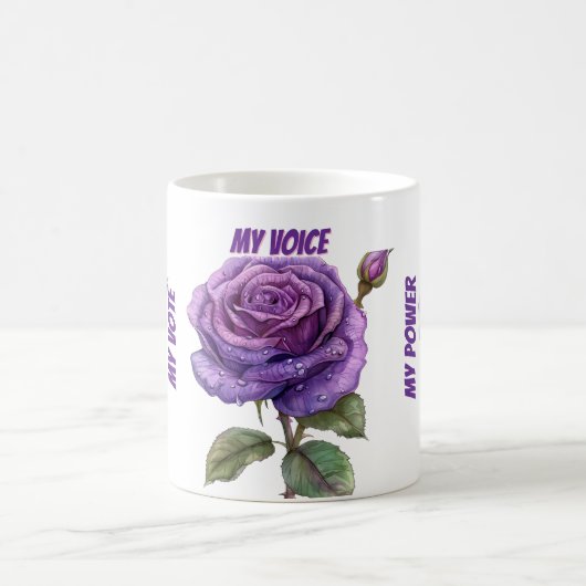 フェミニスト引用文の男女平等の日 コーヒーマグカップ (中央)
