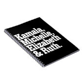 フェミニスト政治カマラミシェルのエリザベス・ルース ノートブック (右側)